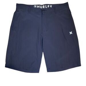 Hurley Navy Performance Golf Shorts Size 32